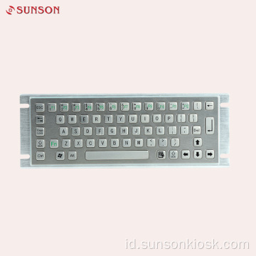 Keyboard Logam dan Panel Sentuh